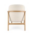 ELAIDE design fotel - fehér boucle