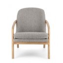 ELAIDE design fotel - szürke boucle