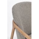 ELAIDE design fotel - szürke boucle