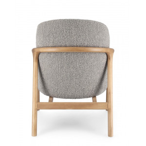 ELAIDE design fotel - szürke boucle
