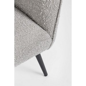SAVRIL design fotel - szürke boucle