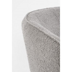 SAVRIL design fotel - szürke boucle