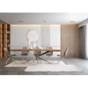 ARKANSAS modern akác bővíthető étkezőasztal - 180-260cm