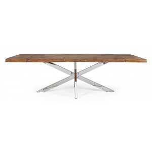 ARKANSAS modern akác bővíthető étkezőasztal - 180-260cm