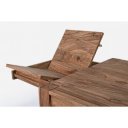 SALFORD tömör rózsafa étkezőasztal - 160-260cm/200-300cm