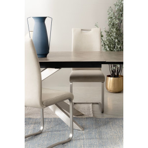 RANDEN design bővíthető kerámia étkezőasztal - 160-240cm
