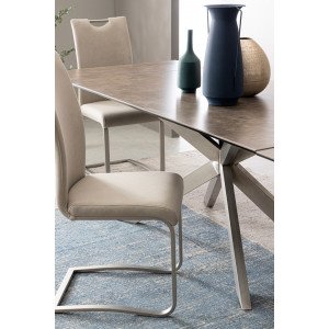 RANDEN design bővíthető kerámia étkezőasztal - 160-240cm