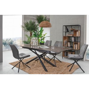 SEYFERT design bővíthető kerámia étkezőasztal - 160-220cm BIZZOTTO