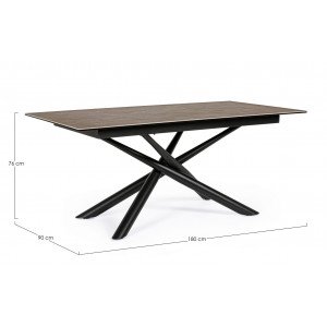 SEYFERT design kerámia étkezőasztal - 180cm