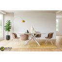 SEAN design kerámia étkezőasztal - 180cm - fehér