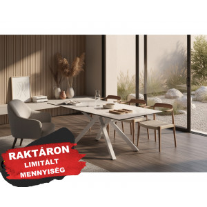 SEAN design kerámia étkezőasztal - 180cm - fehér BIZZOTTO