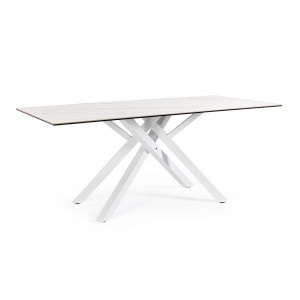 SEAN design kerámia étkezőasztal - 180cm - fehér