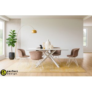 SEAN design kerámia étkezőasztal - 180cm - fehér