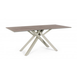 SEAN design kerámia étkezőasztal - 180cm - taupe