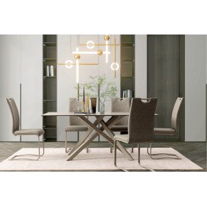 SEAN design kerámia étkezőasztal - 180cm - taupe BIZZOTTO