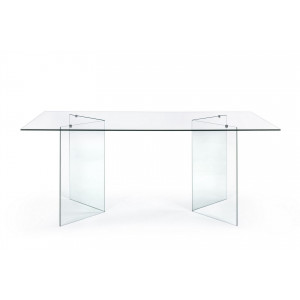 IRIDE design üveg étkezőasztal - 180cm