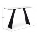 BLAZAR design kerámia konzolasztal -120cm