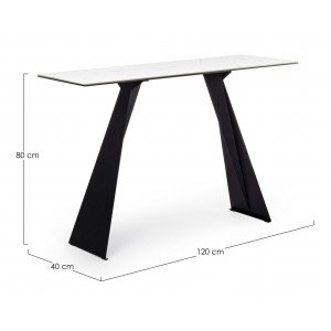 BLAZAR design kerámia konzolasztal -120cm
