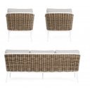 MARIBELA prémium kültéri szett - beige/fehér