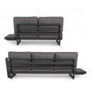 INFINITY prémium kültéri kanapé - szürke/antracit