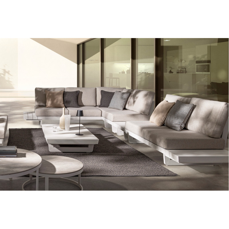 INFINITY prémium kültéri kanapé - szürke/fehér INFINITY prémium kültéri kanapé - szürke/fehér