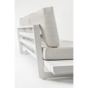 INFINITY prémium kültéri kanapé - szürke/fehér