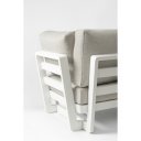 INFINITY prémium kültéri kanapé - szürke/fehér