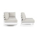 INFINITY prémium kültéri kanapé - szürke/fehér