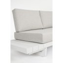 INFINITY prémium kültéri kanapé - szürke/fehér