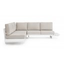 INFINITY prémium kültéri kanapé - szürke/fehér