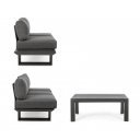 KONNOR prémium kültéri szett - szürke/antracit