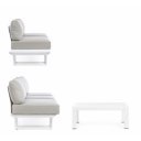 KONNOR prémium kültéri szett - szürke/fehér