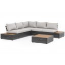 OSTEN prémium kültéri kanapé - szürke/antracit