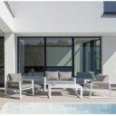 CAPTIVA prémium kültéri szett - szürke/fehér