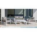 CAPTIVA prémium kültéri szett - szürke/fehér