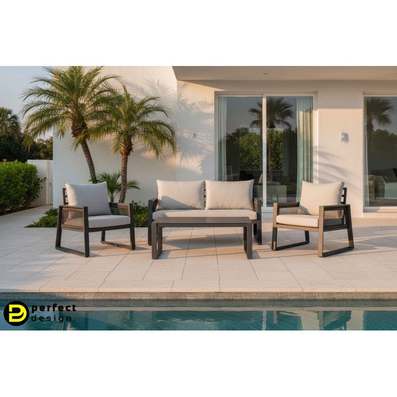 CAPTIVA prémium kültéri szett - szürke/antracit