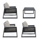 CAPTIVA prémium kültéri szett - szürke/antracit