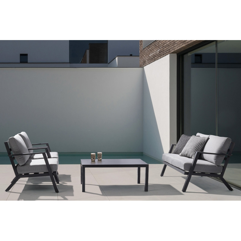 HARLEY prémium kültéri szett - szürke/antracit