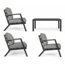 HARLEY prémium kültéri szett - szürke/antracit