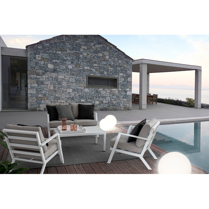 HARLEY prémium kültéri szett - szürke/fehér