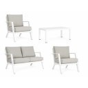 HARLEY prémium kültéri szett - szürke/fehér