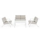 HARLEY prémium kültéri szett - szürke/fehér