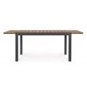 ELIAS bővíthető kültéri étkezőasztal - 140-200cm - antracit