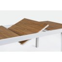 ELIAS bővíthető kültéri étkezőasztal - 140-200cm - fehér