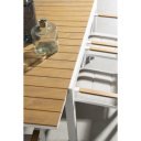 ELIAS bővíthető kültéri étkezőasztal - 140-200cm - fehér