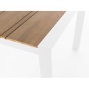 ELIAS I kültéri étkezőasztal - 198cm - fehér