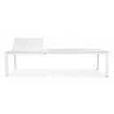 KONNOR prémium bővíthető kültéri étkezőasztal - 200-300cm - fehér