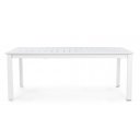 KONNOR prémium bővíthető kültéri étkezőasztal - 200-300cm - fehér