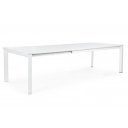 KONNOR prémium bővíthető kültéri étkezőasztal - 200-300cm - fehér