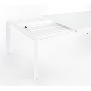 KONNOR prémium bővíthető kültéri étkezőasztal - 200-300cm - fehér